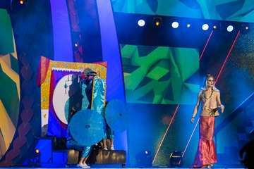 Concurso de maquillaje corporal del Carnaval de Las Palmas de GC (Foto Antonio Rico)
